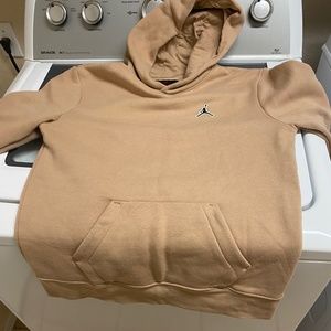 Air Jordan big boy beige hoodie